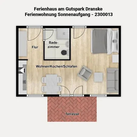 Am Gutspark Drankse Sonnenaufgang Apartment Dranske